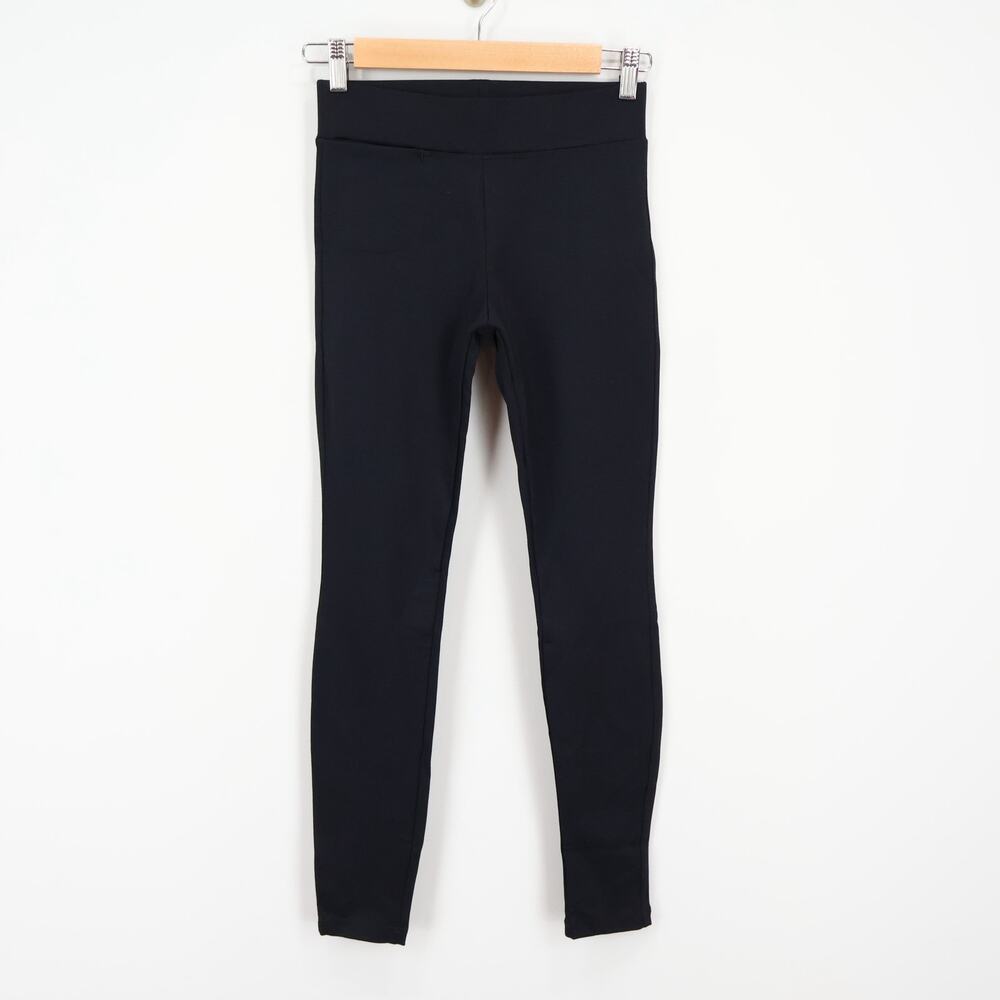 American Giant Womens Mid Rise Ponte Slim Pant Black Size 0 NWOT